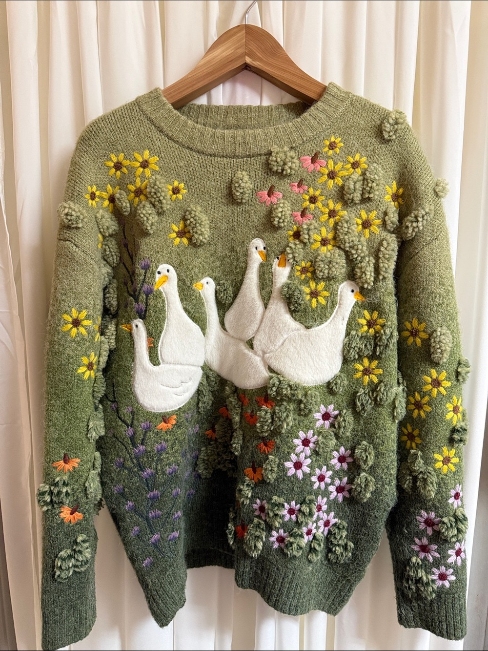 Heavenly Goose Wool sweater XL